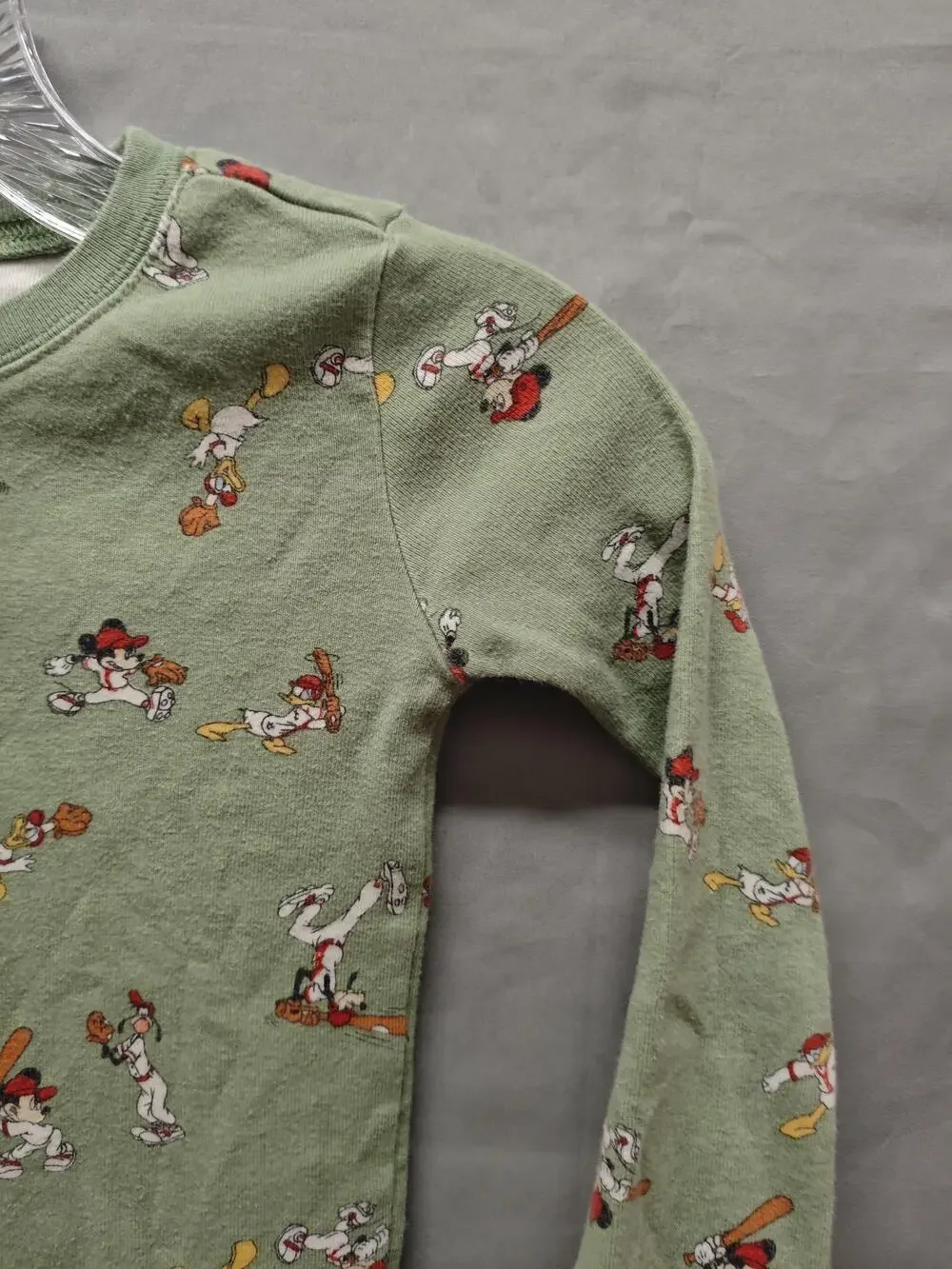 Disney x Janie and Jack Shirt Youth 6 Goofy Baseball Pajama Top Long Sleeve
